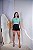 TSHIRT FEMININA ALGODÃO MARANATA LATERAL / VERDE AGUA BEBE - Imagem 3