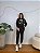 CONJUNTO MOLETOM COMFORT COUNTRY MULHER CHAPEU STRASS/ PRETO - Imagem 2