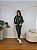 CONJUNTO MOLETOM COMFORT FLOR LATERAL / VERDE MILITAR - Imagem 2