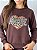 CONJUNTO MOLETOM COMFORT AMORE ONCINHA / MARROM - Imagem 1