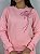 CONJUNTO MOLETOM COMFORT FLOR LATERAL / ROSA BEBE - Imagem 1