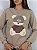 CONJUNTO MOLETOM COMFORT URSINHO STRASS / NUDE - Imagem 1