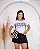 TSHIRT FEMININA ALGODÃO PARIS LENÇO / BRANCA - Imagem 2