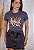 TSHIRT FEMININA ALGODÃO LOVE ONCINHA / CINZA - Imagem 1