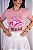 TSHIRT FEMININA ALGODÃO COUNTRY LETS GO GIRLS / ROSA BEBE - Imagem 1