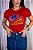 TSHIRT FEMININA ALGODÃO COUNTRY BOIADEIRA / VERMELHA - Imagem 1