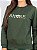 BLUSA MOLETOM COMFORT AMORE / VERDE MILITAR - Imagem 1