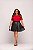 TSHIRT PLUS SIZE FEMININA AMOR, FE , GRATIDÃO / VERMELHA - Imagem 2