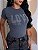 TSHIRT FEMININA ALGODÃO LOVE / CINZA CHUMBO - Imagem 1
