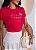 TSHIRT FEMININA ALGODÃO BORDADA LIVRE PRA VIVER O PROPOSITO / PINK - Imagem 1