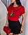 TSHIRT FEMININA ALGODÃO FLORESCA ONDE ESTIVER / VERMELHA - Imagem 1