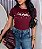 TSHIRT FEMININA ALGODÃO JESUS PEROLAS / MARSALA - Imagem 1