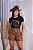 TSHIRT FEMININA ALGODÃO COUNTRY LETS GO GIRLS / PRETA - Imagem 2