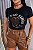 TSHIRT FEMININA ALGODÃO COUNTRY LETS GO GIRLS / PRETA - Imagem 1