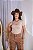 TSHIRT FEMININA ALGODÃO COUNTRY BORDADA CHAPEU / NUDE - Imagem 2