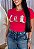 TSHIRT FEMININA ALGODÃO COUNTRY 3 BOTAS / PINK - Imagem 1