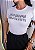 TSHIRT FEMININA ALGODÃO FASHION ZEBRA / BRANCA - Imagem 1