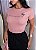 TSHIRT FEMININA ALGODÃO PERMITA - SE VOAR MAIS ALTO / ROSA SECO - Imagem 1