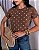 TSHIRT FEMININA ALGODÃO POA CHOCOLATE - Imagem 1