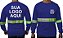 Kit 26 Camisetas Manga Longa Com Faixa Refletiva Personalizada - Imagem 1