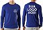 Kit 10 Camisetas Manga Longa Personalizada Com Logo Tamanhos Variados - Imagem 1