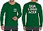 Kit 10 Camisetas Manga Longa Personalizada Com Logo Tamanhos Variados - Imagem 8