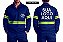 Jaleco em Brim Profissional com Faixa Refletiva Personalizado Uniformes Profissionais - Kit 15 unidades - Imagem 2