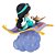 Jasmine Stories - Aladdin - Q Posket Bandai Banpresto - Imagem 4