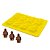 Forma de Gelo / Chocolate -  Boneco Lego - Amarelo - Imagem 1