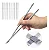 Kit 5 Pares Hashi Reutilizável Aço Inox Resistente Higiênico Inox Oriental - Imagem 1