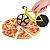 Cortador de Pizza Bicicleta Amarela - Imagem 1