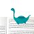 Marcador de Livro - Monstro do Lago Ness - Azul - Imagem 3