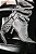 Bota Lurex Prata/Preto - Imagem 3