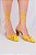 Mule Amarelo Neon Salto Bola - Imagem 1