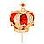 Coroa Dourada Nossa Senhora Folheada | 40cm - 50cm - Imagem 2