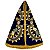 Manto Para Imagem de Nossa Senhora Aparecida 65cm Com Broche Oficial - Imagem 1