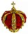 Coroa Dourada Nossa Senhora Aparecida Folheada | 60cm - 70cm - Imagem 3
