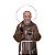Imagem Santo Padre Pio Pe. Pio 105cm C/ Aro Folheado Resina - Imagem 2