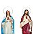 Conjunto Sagrado Coração de Jesus e Imaculado Coração de Maria 130cm | Resina - Imagem 2