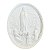 Medalha Nossa Senhora de Fátima 15cm P/ Mesa | Pó de Mármore - Imagem 1