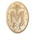 Conjunto Medalha Nossa Senhora das Graças 25cm Parede | Marfim - Imagem 3