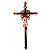 Crucifixo Ornado Barroco 150cm Parede Resina - Imagem 1
