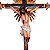 Crucifixo Ornado Barroco 150cm Parede Resina - Imagem 4