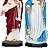 Conjunto Sagrado Coração de Jesus e Imaculado Coração de Maria 105cm | Resina - Imagem 3