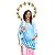 Imagem Nossa Senhora do Bom Parto 22cm C/ Auréola Folheada | Resina - Imagem 3