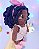Amigurumi Modelo Mini Mim Boneca de Crochê Negra À PRONTA ENTREGA - Imagem 5