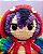 Amigurumi Arya (garota Arara) mascote Fapar Boneca de Crochê - Imagem 8