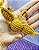 Chaveiro Pomo de Ouro Amigurumi - Imagem 1