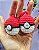 Chaveiro Amigurumi Pokébola - Imagem 1
