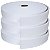 Ripado Eva Branco Autocolante Larg 5cm X 1cm X 30 Metros - Imagem 1